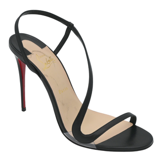 CHRISTIAN LOUBOUTIN | Rosalie Black Leather Heels
