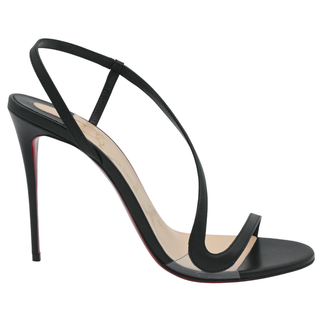 CHRISTIAN LOUBOUTIN | Rosalie Black Leather Heels