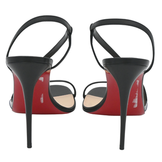 CHRISTIAN LOUBOUTIN | Rosalie Black Leather Heels
