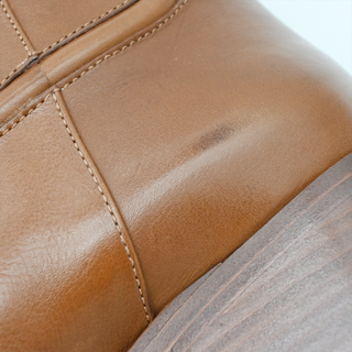 Marion Tan Leather Knee-High Boots