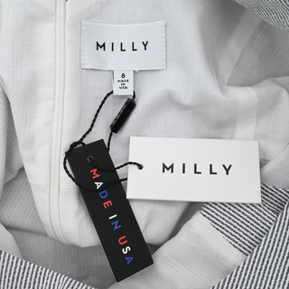 MILLY | Striped Seersucker Shift Mini Dress