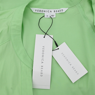 VERONICA BEARD | Molly Pistachio Mini Shirt Dress