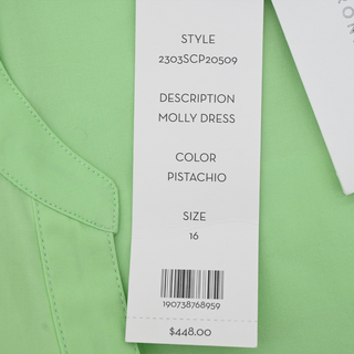 VERONICA BEARD | Molly Pistachio Mini Shirt Dress