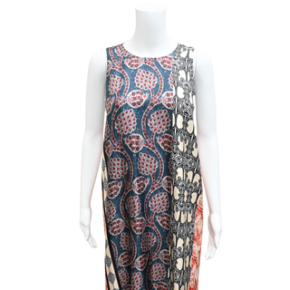 ERIKA CAVALLINI | Multicolor Silk Print Maxi Dress