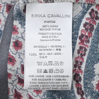 ERIKA CAVALLINI | Multicolor Silk Print Maxi Dress