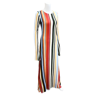 CALA DE LA CRUZ | Amay Roman Striped Maxi Dress