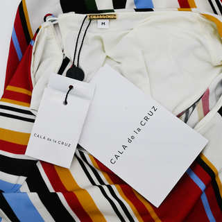 CALA DE LA CRUZ | Amay Roman Striped Maxi Dress