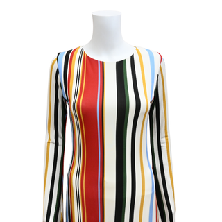 CALA DE LA CRUZ | Amay Roman Striped Maxi Dress