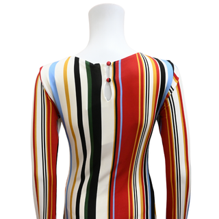 CALA DE LA CRUZ | Amay Roman Striped Maxi Dress