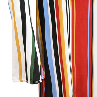 CALA DE LA CRUZ | Amay Roman Striped Maxi Dress