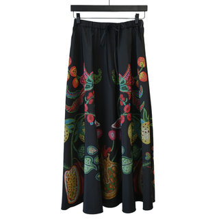 LA DOUBLE J. | Grenadilla Placee Floral Drawstring Skirt