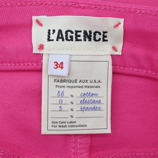 L'AGENCE | Selma Magenta Sleek Baby Boot Jeans