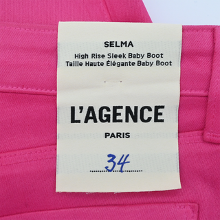L'AGENCE | Selma Magenta Sleek Baby Boot Jeans