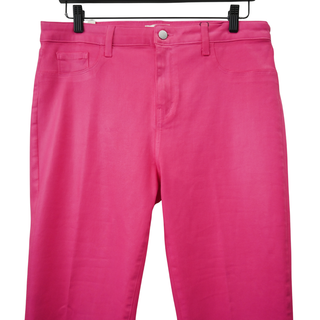 L'AGENCE | Selma Magenta Sleek Baby Boot Jeans