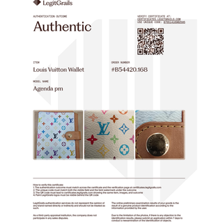 LOUIS VUITTON | Multicolor Monogram Small Ring Agenda Cover