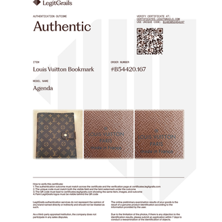 LOUIS VUITTON | Monogram Large Ring Agenda Cover