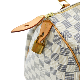 LOUIS VUITTON | Damier Azur Speedy 30 Bag