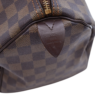 LOUIS VUITTON | Damier Ebene Speedy 30 Bag