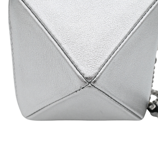 VALENTINO | Silver Metallic Rockstud Mini Bag