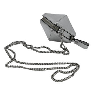 VALENTINO | Silver Metallic Rockstud Mini Bag