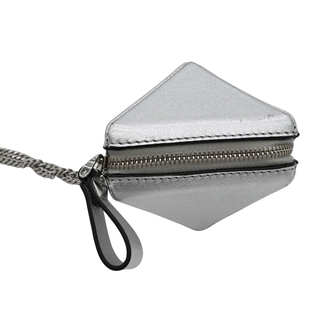VALENTINO | Silver Metallic Rockstud Mini Bag