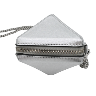 VALENTINO | Silver Metallic Rockstud Mini Bag