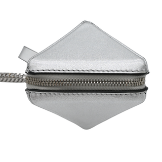 VALENTINO | Silver Metallic Rockstud Mini Bag