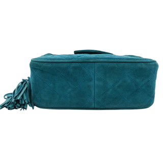 CHANEL | Teal Suede Bijoux Camera Bag