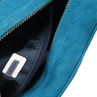 CHANEL | Teal Suede Bijoux Camera Bag