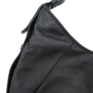 YSL | Black Leather Mombasa Shoulder Bag