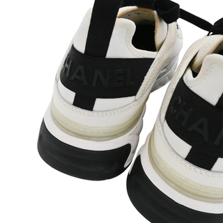CHANEL | White & Black Color Block Sneakers