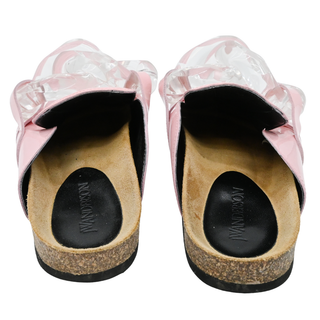 JW ANDERSON | Chain Pink Patent Leather Mules