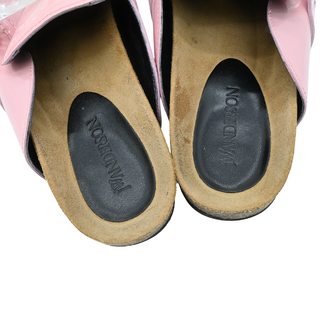 JW ANDERSON | Chain Pink Patent Leather Mules