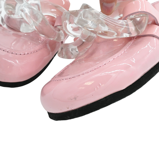 JW ANDERSON | Chain Pink Patent Leather Mules