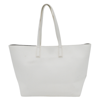 LOVE MOSCHINO | Off-White Leather Printed Tote Bag