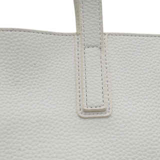 LOVE MOSCHINO | Off-White Leather Printed Tote Bag