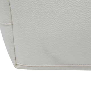 LOVE MOSCHINO | Off-White Leather Printed Tote Bag