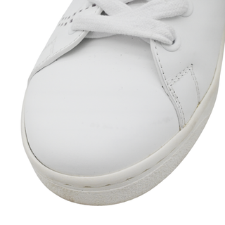 VALENTINO GARAVANI | White & Neon Pink Leather Sneakers