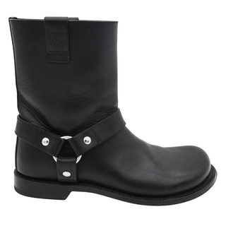 LOEWE | Black Leather Biker Boots