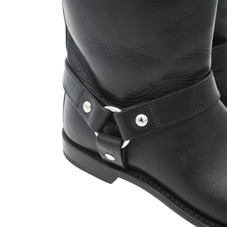 LOEWE | Black Leather Biker Boots
