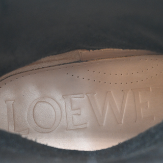LOEWE | Black Leather Biker Boots