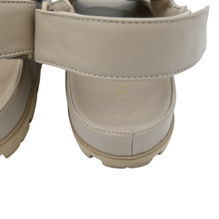 PRADA | Beige Quilted Chunky Sandals