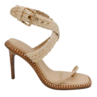 ULLA JOHNSON | Lydia Raffia Heeled Sandals