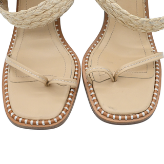 ULLA JOHNSON | Lydia Raffia Heeled Sandals