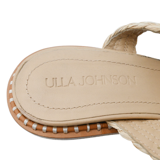 ULLA JOHNSON | Lydia Raffia Heeled Sandals