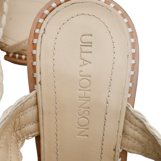 ULLA JOHNSON | Lydia Raffia Heeled Sandals
