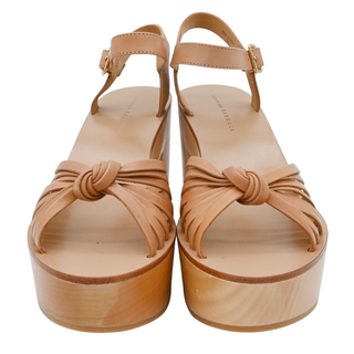 LOEFFLER RANDALL | Eveleigh Knotted Platform Clog Sandals