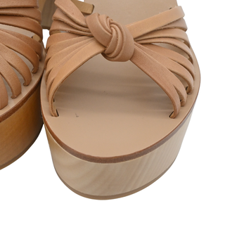 LOEFFLER RANDALL | Eveleigh Knotted Platform Clog Sandals