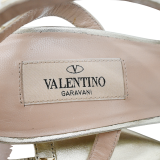 VALENTINO GARAVANI | Gold Metallic Rockstud Pointed Heels