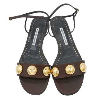 MANOLO BLAHNIK | Chaouhen Leather Flats